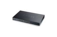 Zyxel XGS1935-28, 28 Port Lite-L3 Smart Managed Switch, 24x Gigabit Copper and 4x 10G SFP+, hybrid mode,