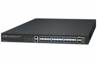 Planet XGS-6350-24X2C L3 switch, 24x10G SFP+, 2x100Gb QSFP28, QoS, 2x power-in