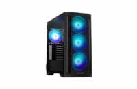 CHIEFTEC skříň APEX LUMO, E-ATX, 1x USB-C 3.2, 2x USB 3.0, 4x 140mm ARGB Fan, ARGB Hub, černá
