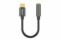 Baseus audio adaptér z USB-C na Jack 3,5mm černý