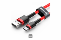 Baseus datový kabel Cafule USB-C 2m 2A červený