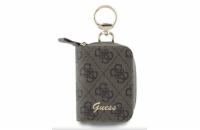 Guess PU 4G Script Logo Klíčenka Brown Stylová klíčenka od značky Guess, která kombinuje eleganci s praktickým využitím. Vyrobena z kvalitní PU imitace kůže, což jí dodává luxusní vzhled a zároveň za