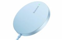 Baseus bezdrátová nabíječka do sítě Simple Mini3 15W USB-C modrá