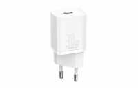 Baseus rychlonabíječka do sítě Super Si USB-C PD QC 30W bílá