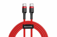 Baseus datový kabel Cafule USB-C/USB-C PD2.0 2m 60W (20V 3A) červený