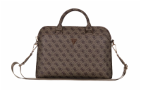 Guess PU 4G Triangle Logo Taška na Notebook 13/14" - hnědá Guess PU 4G Triangle Logo je perfektní taška pro notebook s úhlopříčkou displeje 15-16". Taška je vyrobená z kvalitní PU kůže. Vnější část z
