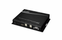 Planet IHD-420PR, HDMI a USB video reciever/ video wall, 4K/60, přijímač, multicast, IR, RS-232, napájení PoE