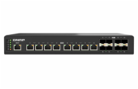 QNAP řízený průmyslový switch QSW-IM3216-8S8T: 16x 10G porty (8x 10Gb SFP+ a 8x 10Gb RJ-45)