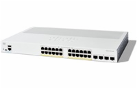 Cisco Catalyst switch C1300-24P-4G (24xGbE,4xSFP,24xPoE+,195W,fanless) - REFRESH