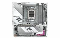 GIGABYTE MB Sc AM5 B850M A ELITE WF6E ICE, AMD B850, 4xDDR5, 1xDP, WiFi, mATX