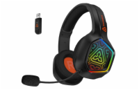 CONNECT IT BIOHAZARD Blast herní bezdrátová sluchátka s mikrofonem,RGB pods.,BT/2,4GHz/Jack+USB-C/ČERNÁ