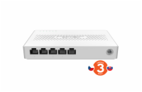 Tenda SM105 - 5x Multi-Gigabit 2.5G Ethernet Switch, 100/1000/2500 Mb/s, 25Gb/s, fanless