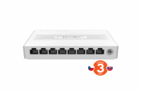 Tenda SM108 - 8x Multi-Gigabit 2.5G Ethernet Switch, 100/1000/2500 Mb/s, 40Gb/s, fanless