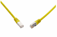 SOLARIX 10G patch kabel CAT6A SFTP LSOH 0,5m,žlutý