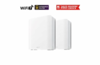 ASUS ZenWifi BT8 2-pack, WiFi7 Extendable Router, AiMesh, 1x WAN, 3x LAN, 1x 3.0