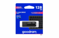 GOODRAM UME3 USB 3.0 Flash disk 128GB - černá Malý datový nosič GoodRam s kapacitou 128 GB lze uložit například do peněženky vedle klíčů, což uživateli umožní přístup k potřebným datům. Uzávěr má kon