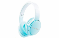 CANYON bezdrátová sluchátka OnRiff 4, BT 5.3, USB-C, baterie 500 mAh, mic., 40mm měniče, modré