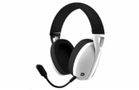CANYON bezdrátový herní headset EGO GH-13, 2,4Ghz, BT 5.2, USB-C, prostorový zvuk 7.1, 40mm měniče, bílý