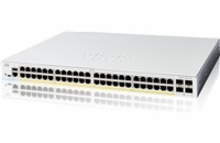 Cisco Catalyst switch C1200-48P-4X (48xGbE,4xSFP+,48xPoE+,375W) - REFRESH