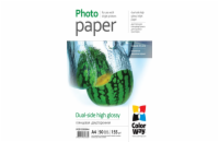 COLORWAY fotopapír/ oboustranný/ high glossy 155g/m2, A4/ 50 kusů