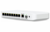 Ubiquiti UniFi Switch Flex 2.5G 8 PoE - 8x 2.5GbE, 1x 10GbE/ SFP+ port combo, PoE+++ In/PoE++ Out (PoE budget 196W)