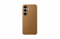 Samsung Ochranný kryt z veganské kůže pro Galaxy S25 Brown