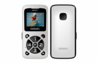 EVOLVEO EasyPhone ID, mobilní telefon pro seniory, bílá