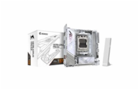 GIGABYTE MB Sc AM5 X870I AORUS PRO ICE, AMD X870, 2xDDR5, 1xHDMI, 1xUSB4, WiFi, Mini-ITX