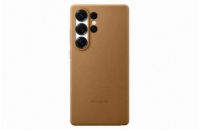 Samsung Ochranný kryt z veganské kůže pro Galaxy S25 Ultra Brown