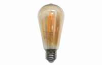 Žárovka Filament LED E27 8W bílá teplá TRIXLINE ST64