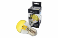 Žárovka LED E27 5W bílá přírodní TRIXLINE Decor Mirror P45 Gold