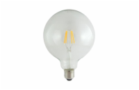 Žárovka Filament LED E27 4W G125 bílá teplá TRIXLINE P484