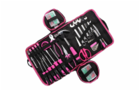 Sada nářadí SIXTOL SX3021 HOME PINK BAG 120ks
