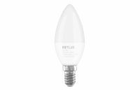 Žárovka LED E14 6W C37 bílá studená RETLUX RLL 427
