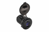 Nabíječka USB PEIYING PY-CHR0006 s QC a měřičem napětí