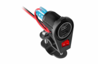 USB nabíječka PEIYING PY-CHR0008 na motocykl