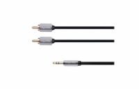 Kabel Jack 3.5mm stereo/2x Cinch 1m KRUGER & MATZ KM0309