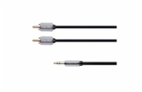 Kabel Jack 3.5mm stereo/2x Cinch 3m KRUGER & MATZ KM0311