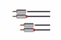 Kabel 2x Cinch konektor/2x Cinch konektor 5m KRUGER & MATZ KM1212 Basic
