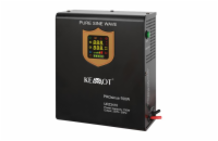 Zdroj záložní KEMOT PROsinus-1000 12V 230V 1000VA 700W Black nástěnný
