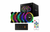 Sada PC ventilátorů DARKFLASH DR12 Pro ARGB 5v1