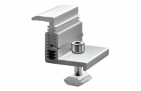 Nastavitelný koncový úchyt stříbrný 30-42,5mm click - sada 4ks