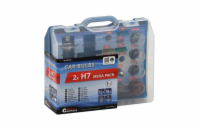 Sada autožárovek MEGA H7+H7+pojistky COMPASS 08518