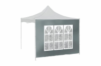 Bočnice pro párty stan CATTARA 13345 Window Waterproof 2x3m šedá