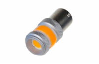 Autožárovka LED BAU15s 9-60V 12W CARCLEVER oranžová