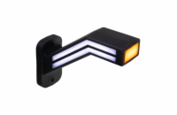Poziční LED světlo (tykadlo) pro nákladní vozy CARCLEVER levé  červeno-bílo-oranžové TRL191L
