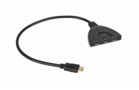 Přepínač 3x HDMI - 1x HDMI CABLETECH ZLA0310