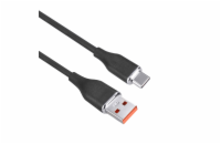 Solight USB-C kabel, USB 2.0 A konektor - USB-C 3.1 konektor, silikon, 0,5m - SSC16005-S