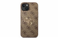 Guess PU 4G Metal Logo Zadní Kryt pro iPhone 14 Brown Guess PU 4G Metal Logo prémiový kryt, který nejen že váš telefon perfektně ochrání, ale také svým povedeným designem a použitými prvotřídními mat
