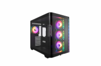 FSP M580-BA/Midi Tower/Transpar./Černá